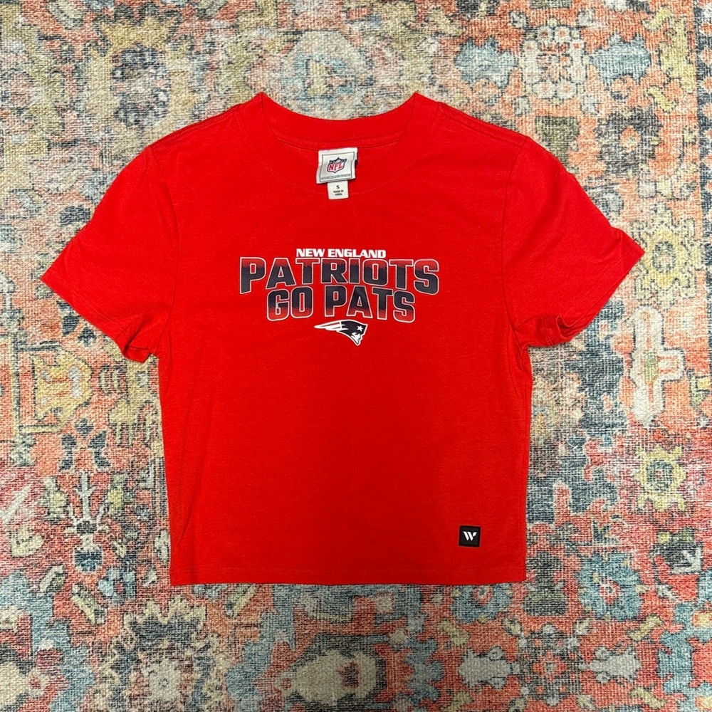 PacSun Red Graphic Crop Top